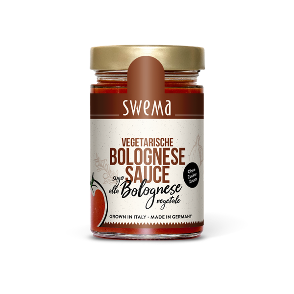 Produktfoto zu Vegetarische Bolognesesauce 300g SweMa