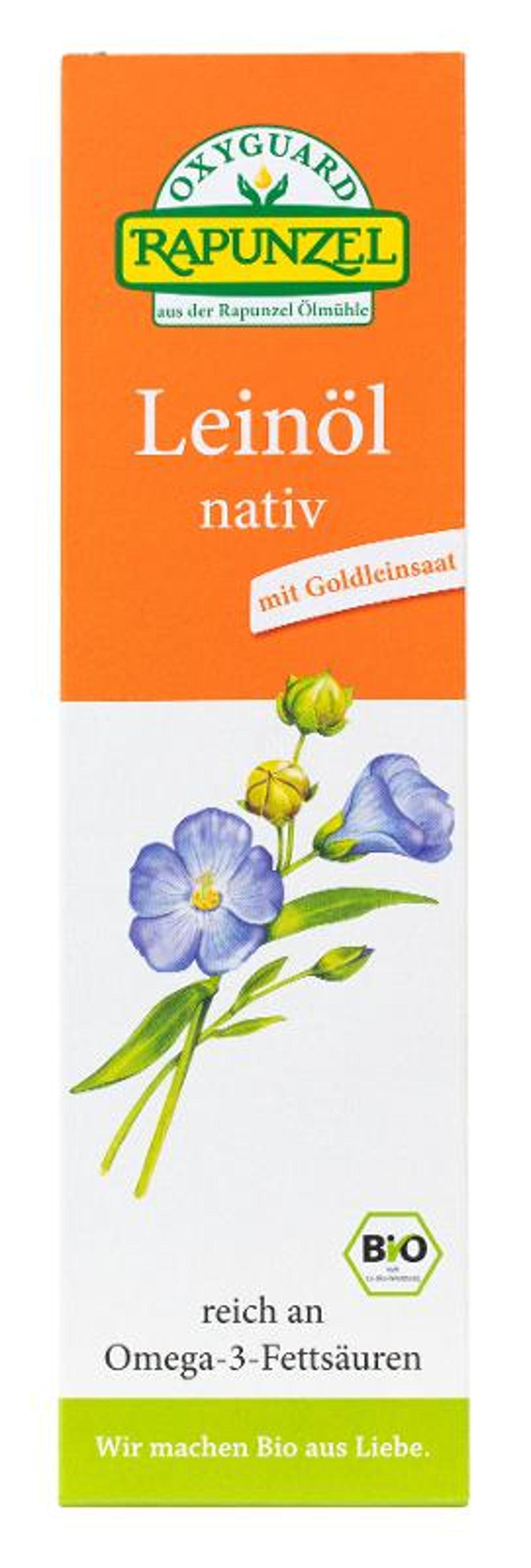 Produktfoto zu Leinöl nativ 500ml Rapunzel