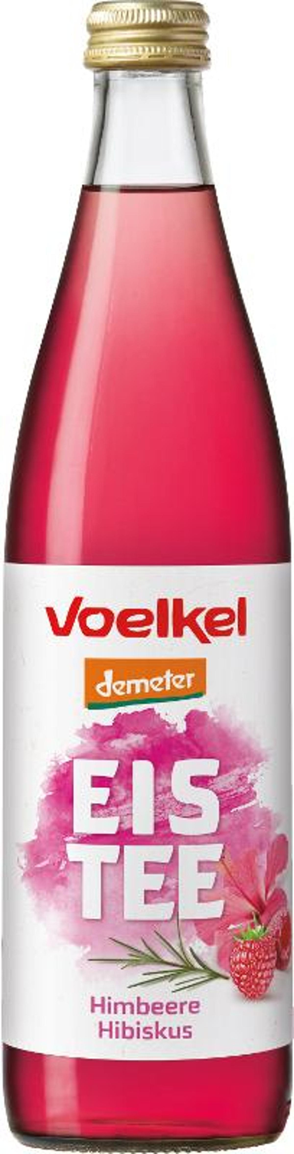 Produktfoto zu Eistee mit Himbeere Hibiskus 0,5 Voelkel