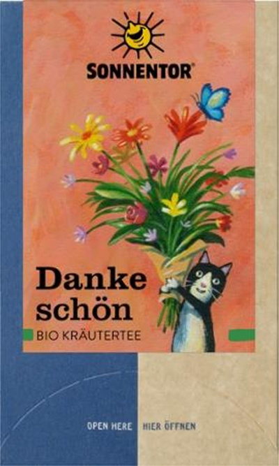 Produktfoto zu Kräutertee Dankeschön Tee 18x1,5g Sonnentor