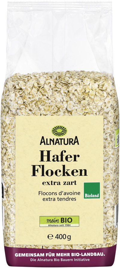 Produktfoto zu Haferflocken extra zart 400g Alnatura