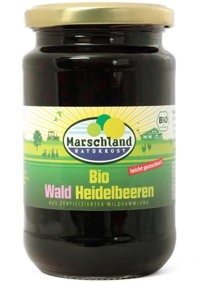 Produktfoto zu Wald Heidelbeeren 340g Marschland
