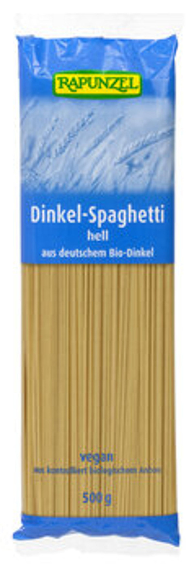 Produktfoto zu Dinkel-Spaghetti hell 500g