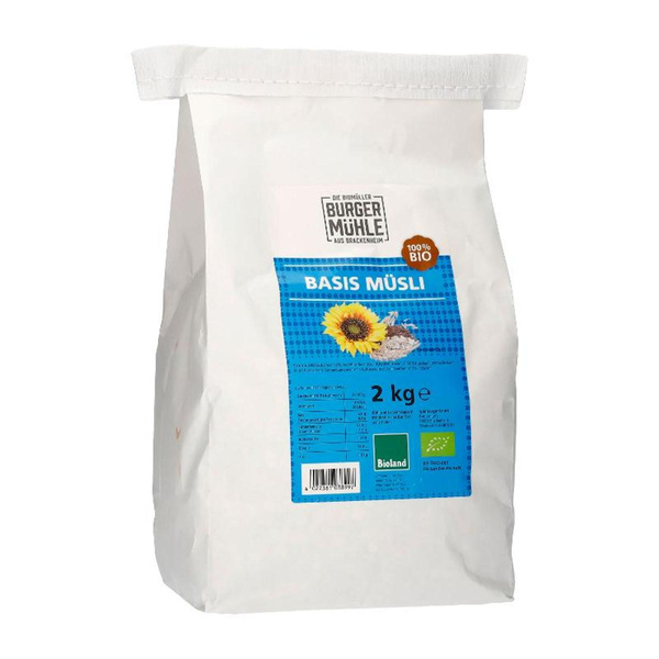 Produktfoto zu Basis Müsli 2kg Burger Mühle