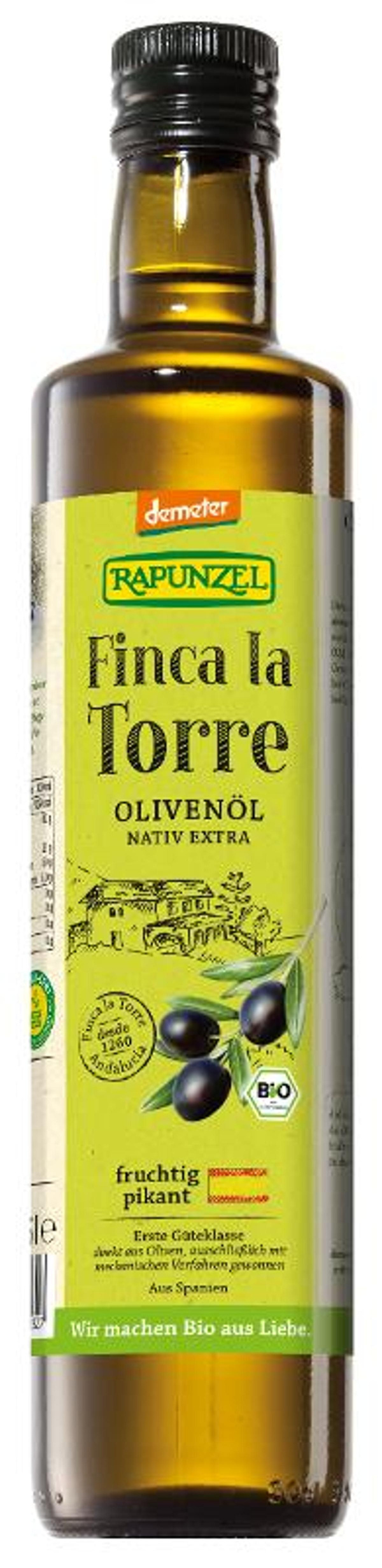Produktfoto zu VPE Olivenöl Finca la Torre 6x0,5 l Rapunzel