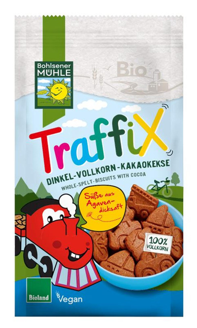 Produktfoto zu Traffix Kakao Kekse 150g Bohlsener Mühle