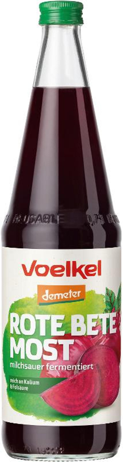 Produktfoto zu VPE Rote Bete Most milchsauer fermentiert 6x0,7 l Voelkel