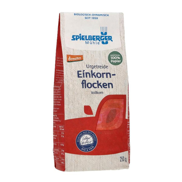 Produktfoto zu VPE Einkornflocken 4x250g Demeter Spielberger