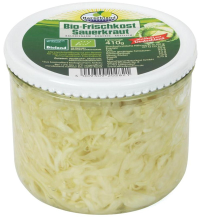 Produktfoto zu VPE Sauerkraut Frischkost 6x410g Marschland