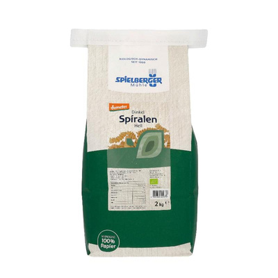 Produktfoto zu Dinkel Spiralen hell 2 kg Spielberger