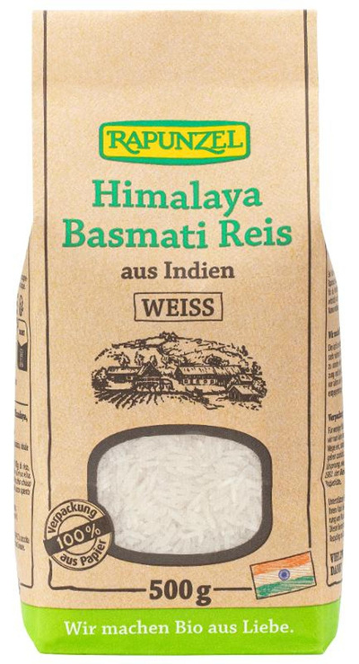 Produktfoto zu VPE Himalaya Basmati Reis weiß 6x500g Rapunzel