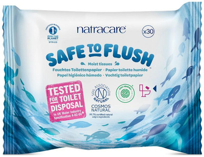 Produktfoto zu Feuchtes Toilettenpapier 30 Stück natracare