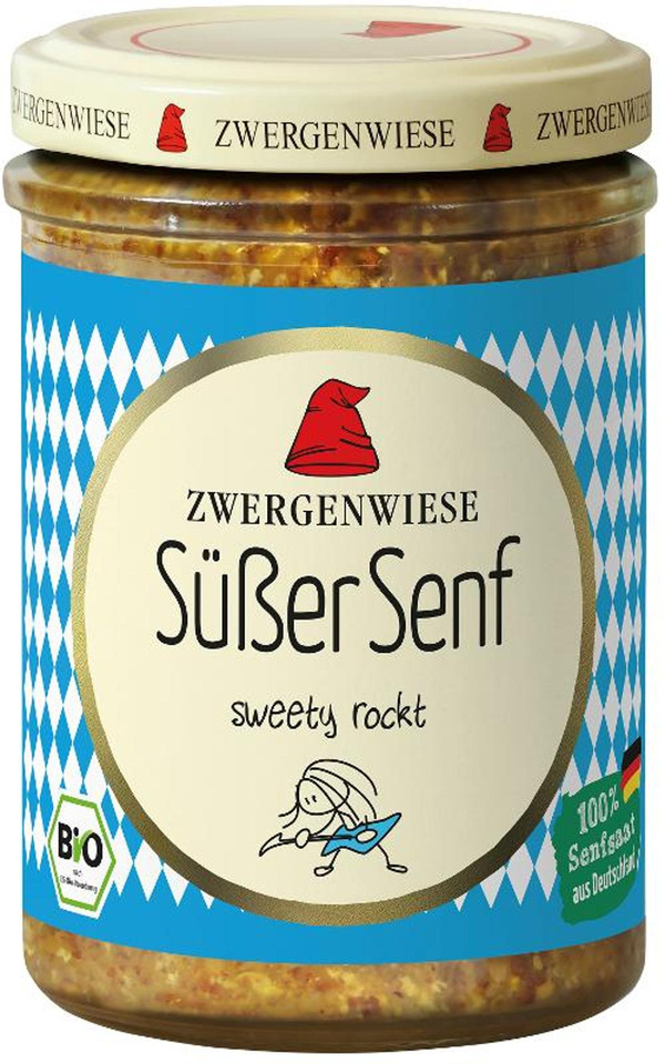 Produktfoto zu Süßer Senf 160ml Zwergenwiese