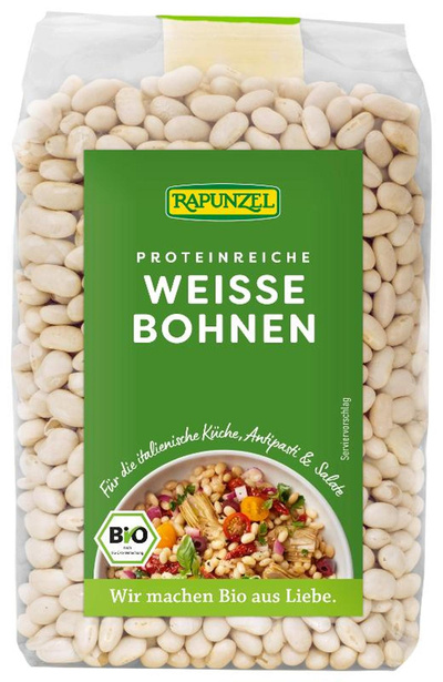 Produktfoto zu Weiße Bohnen 500g Rapunzel