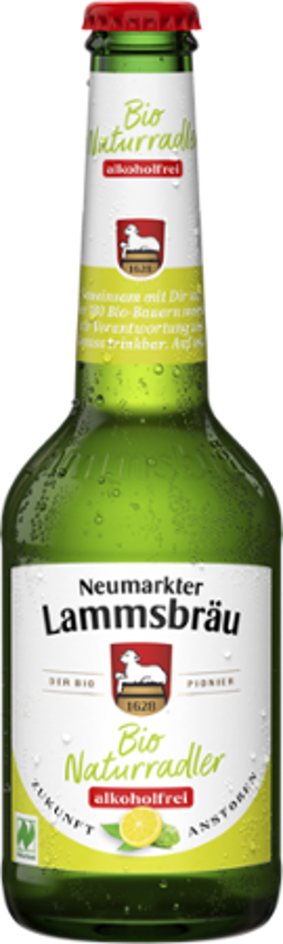 Produktfoto zu VPE Bier Radler alkoholfrei 10x0,33 l Neumarkter Lammsbräu