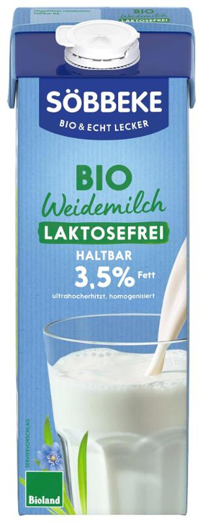 Produktfoto zu VPE H-Milch laktosefrei 3,5% 12x1l Söbbeke