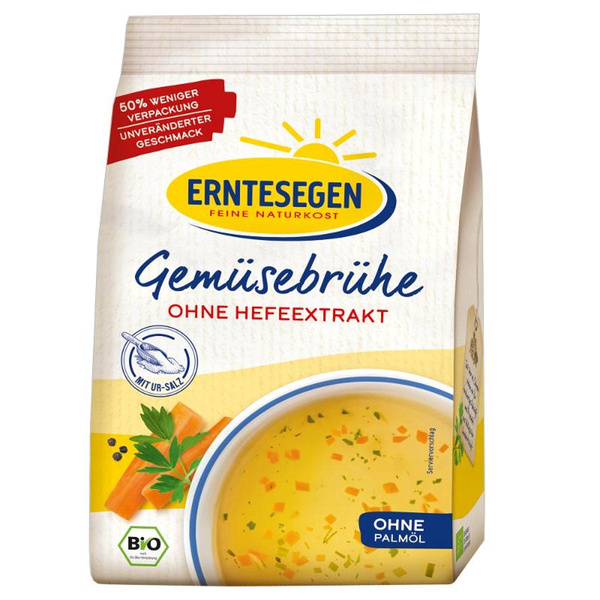 Produktfoto zu Gemüsebrühe ohne Hefeextrakt Nachfüllbeutel 250g Erntesegen