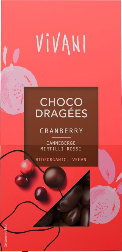 Produktfoto zu Dragées Cranberry 75g Vivani
