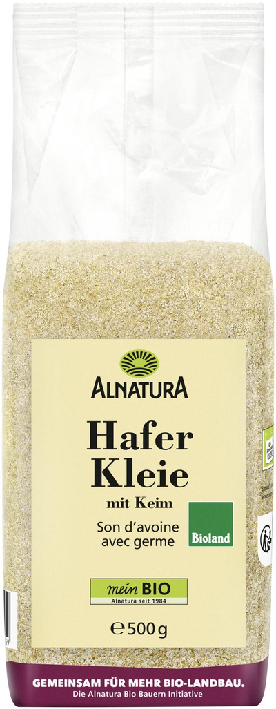 Produktfoto zu Haferkleie mit Keim 500g Alnatura