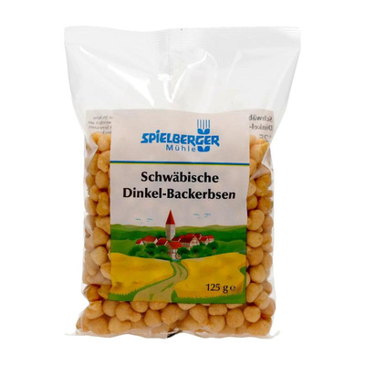 Produktfoto zu Schwäbische Dinkel-Backerbsen 125g Spielberger