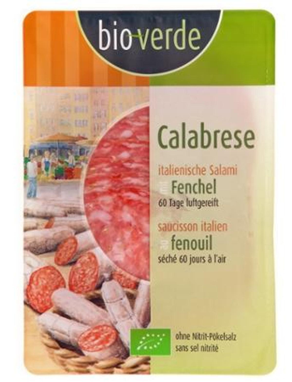 Produktfoto zu Salami Calabrese 80g bio-verde