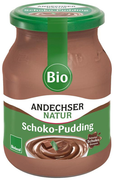 Produktfoto zu VPE Schoko Pudding 6x500g Andechser Natur