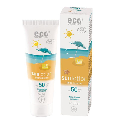 Produktfoto zu Sonnenlotion LSF 50 neutral 125 ml eco cosmetics