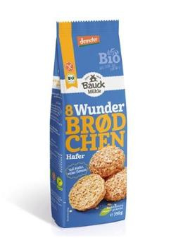 Produktfoto zu VPE Wunderbrødchen Hafer 6x350g Bauckhof