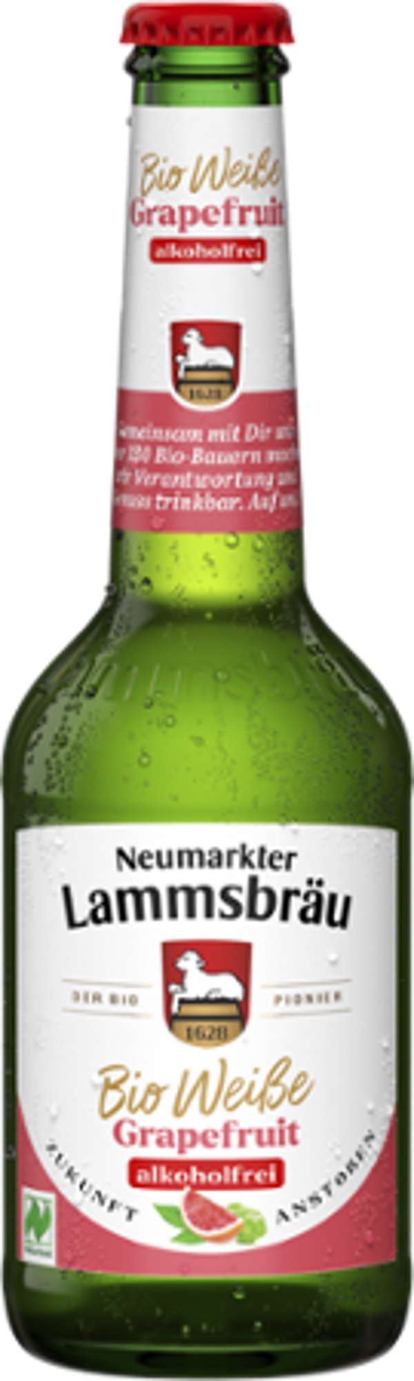 Produktfoto zu VPE Weißbier Weiße & Grapefruit Alkoholfrei 10x0,33 l Neumarkter Lammsbräu