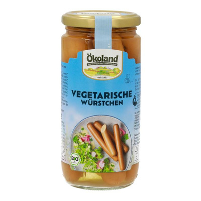 Produktfoto zu Vegetarische Würstchen im Glas 380g Ökoland