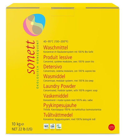 Produktfoto zu Waschmittel Pulver Konzentrat 10 kg Sonett