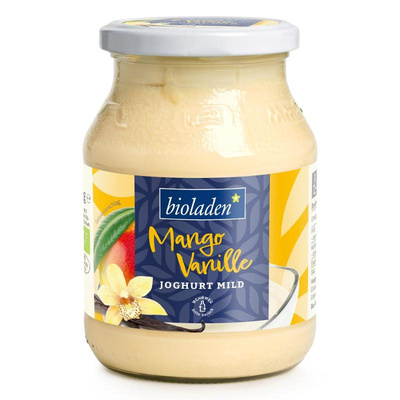 Produktfoto zu Joghurt mild Mango-Vanille 500g bioladen