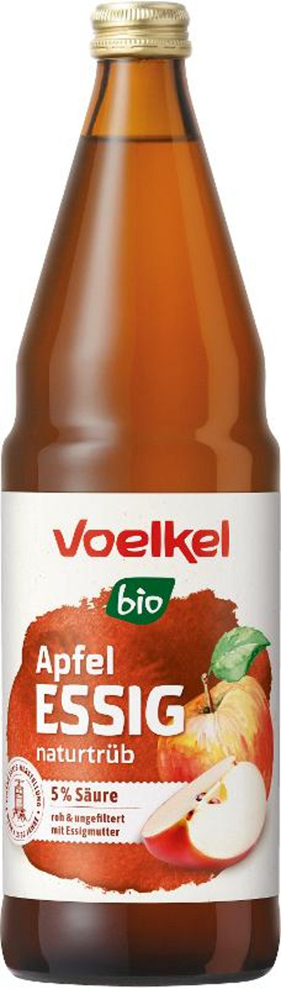 Produktfoto zu Apfelessig naturtrüb 0,75l Voelkel