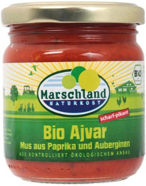 Produktfoto zu Ajvar scharf 200g Marschland