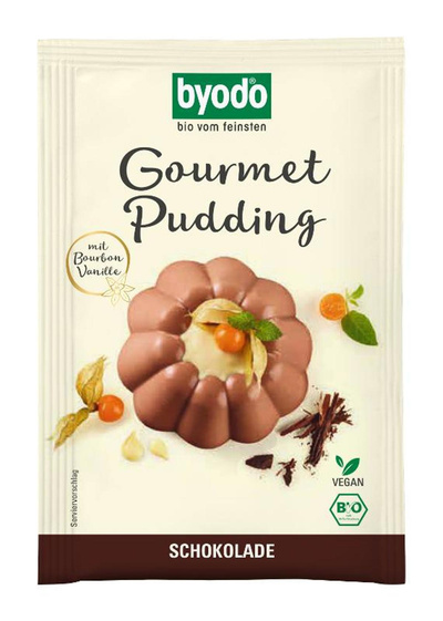 Produktfoto zu Gourmet Puddingpulver Schoko 36g byodo