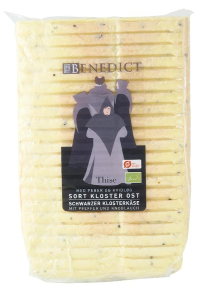Produktfoto zu Benedict schwarzer Klosterkäse 50% Thise Mejeri