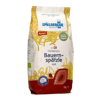 Produktfoto zu Bauernspätzle hell 500g Spielberger Mühle