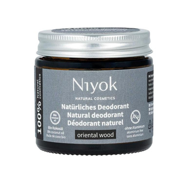Produktfoto zu 2in1 Deodorant Creme Oriental Wood 40ml Niyok Natural Cosmetics