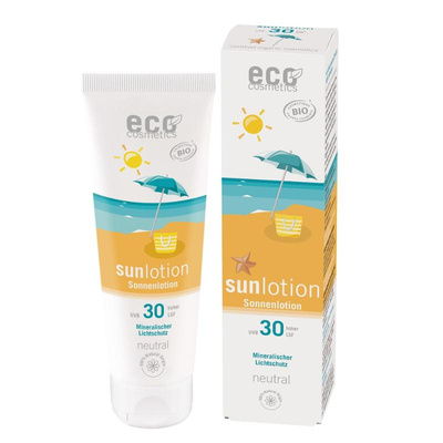 Produktfoto zu Sonnenlotion LSF 30 neutral 125ml eco cosmetics
