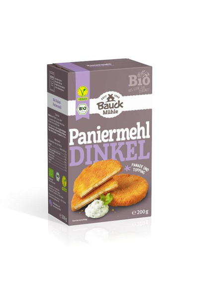 Produktfoto zu Paniermehl Dinkel hell 200g Bauckhof