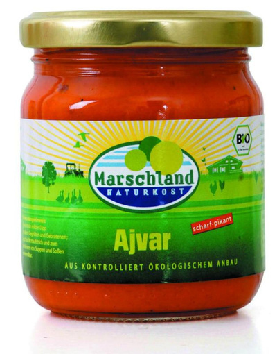Produktfoto zu Ajvar scharf 200g Marschland