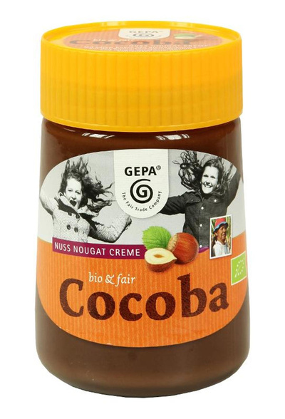 Produktfoto zu Cocoba Nuss Nougat Creme 400g GEPA