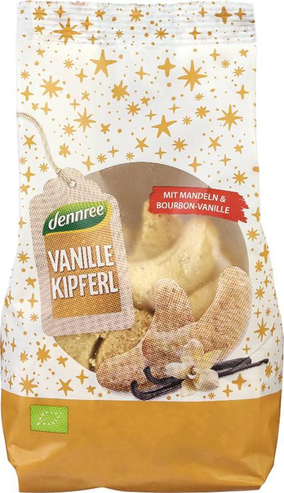 Produktfoto zu Vanille Kipferl 125g dennree