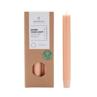 Produktfoto zu 10er Pack Dinner Candles Peach Original Home