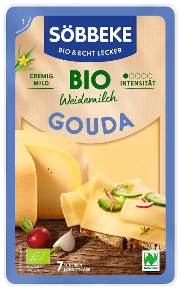 Produktfoto zu VPE Gouda in Scheiben 48% 8x125g Söbbeke