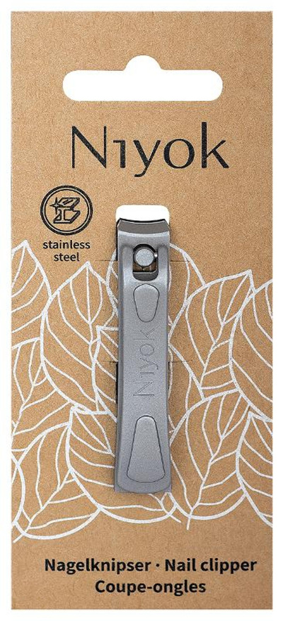 Produktfoto zu Nagelknipser klein aus Edelstahl Niyok Natural Cosmetics