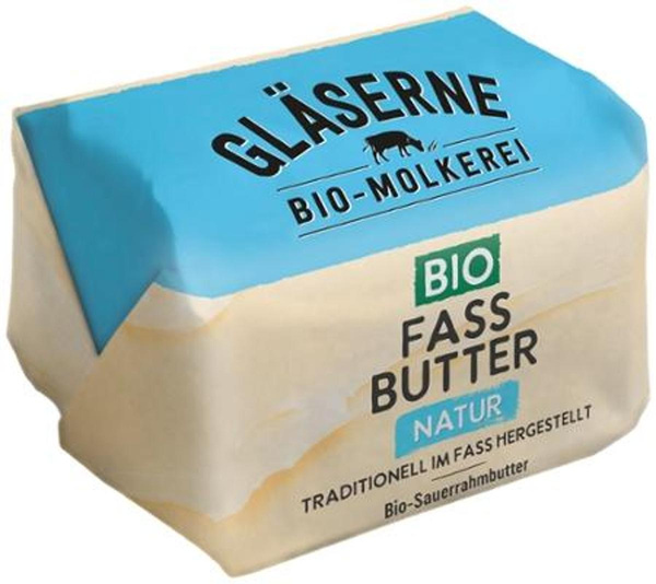 Produktfoto zu VPE Fassbutter Sauerrahm natur  10x250g Gläserne Molkerei