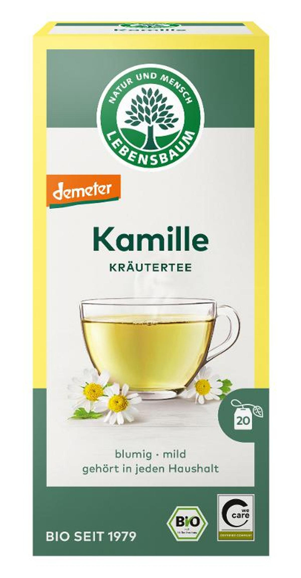 Produktfoto zu Kamillentee 20x1,5g Lebensbaum