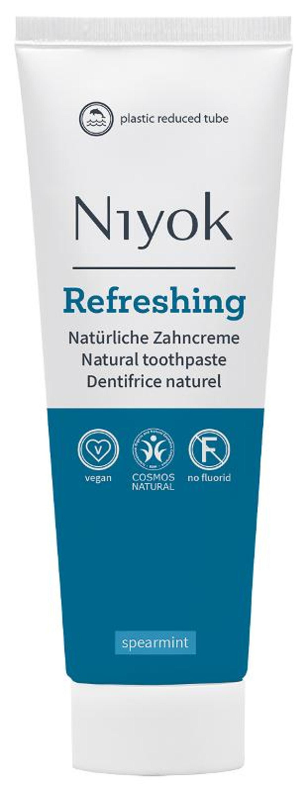 Produktfoto zu Zahncreme Refreshing 75ml Niyok Natural Cosmetics