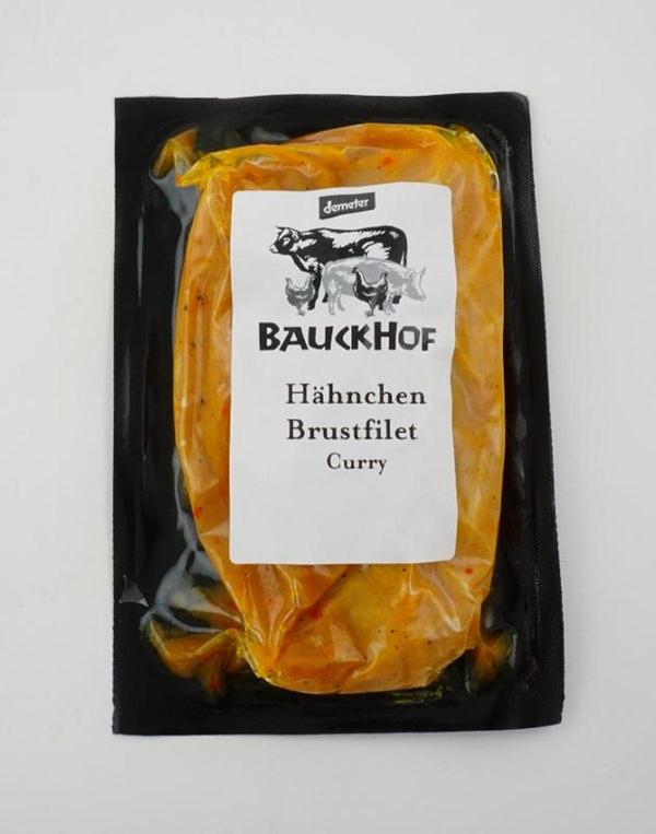 Produktfoto zu Hähnchenbrust 2er Curry 300g Bauckhof